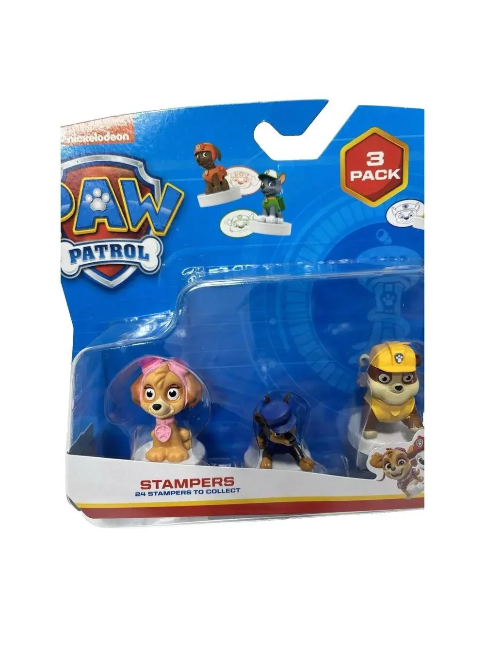 Paw Patrol 3-Pack Skye, Rubble & Chase Stampers – Nickelodeon Activity & Art Set